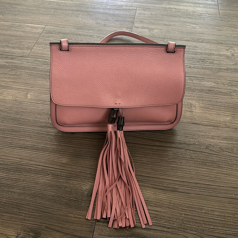 Gucci Bamboo crossbody shoulder bag